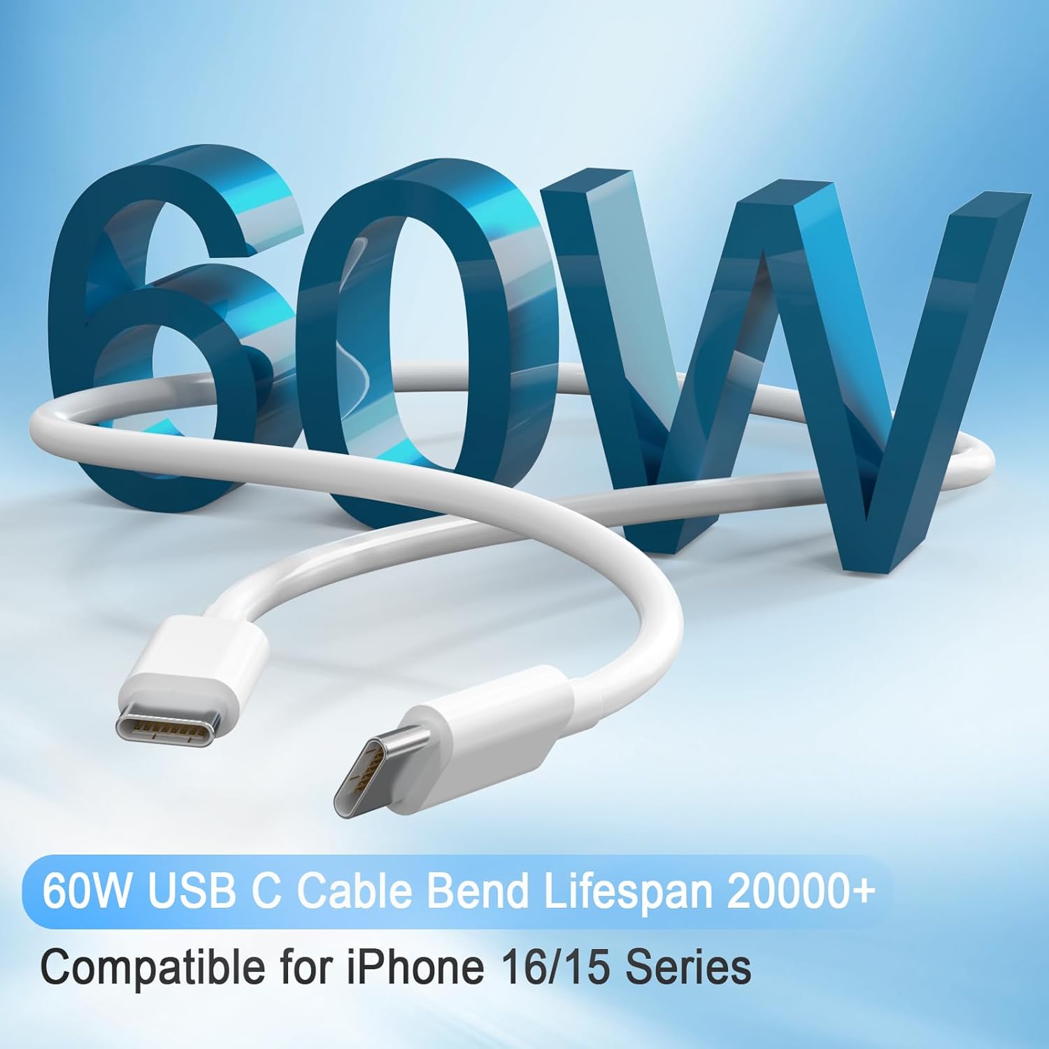 iPhone 16 15 Charger, USB C Charger