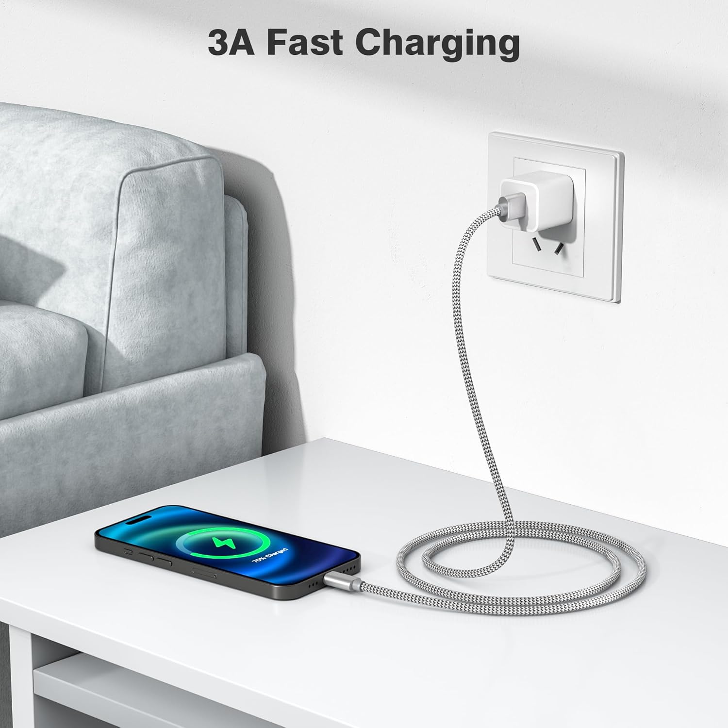 iPhone 16 15 Pro Max Charger Cord