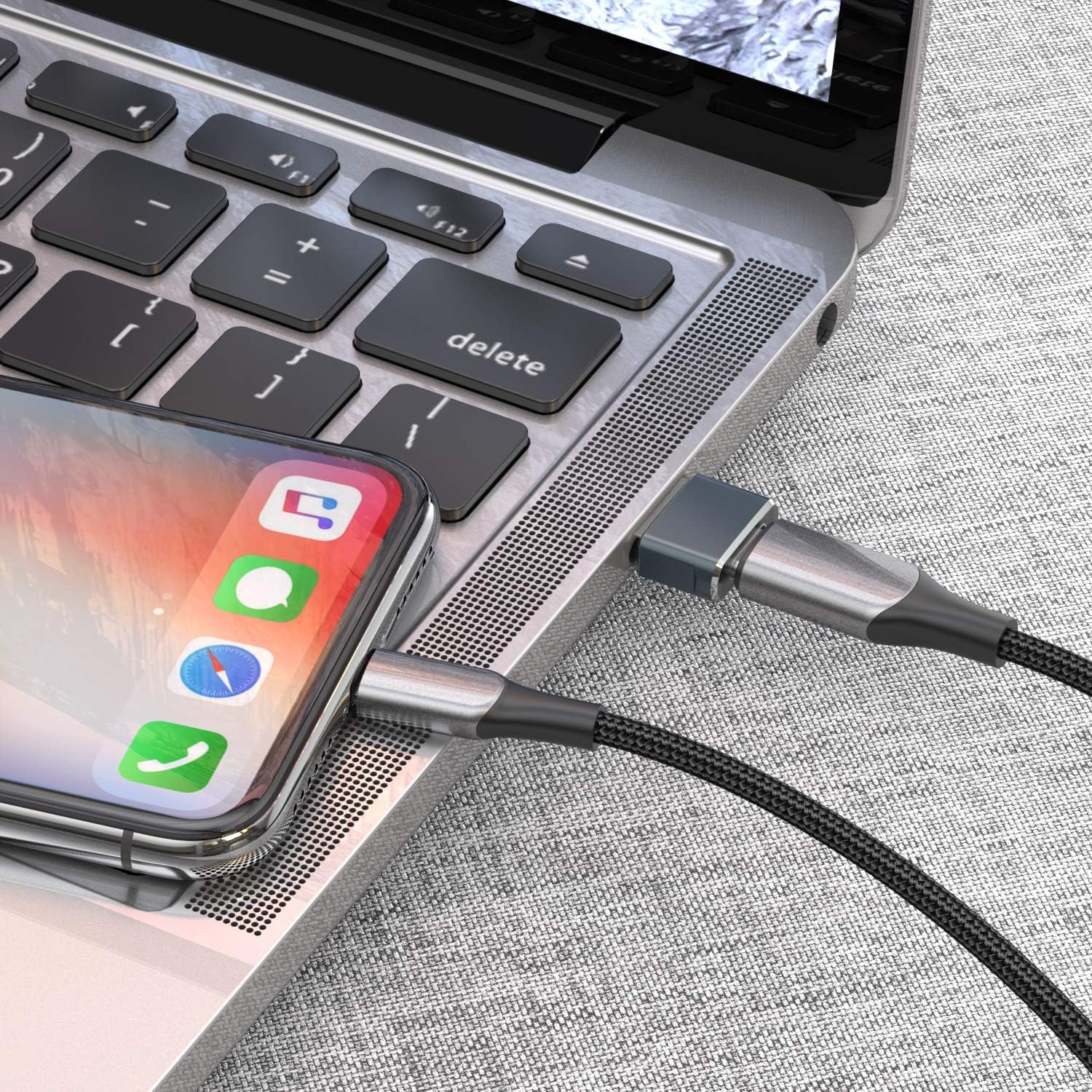 USB to USB C Adapter for iPhone 16 Charger 2Pack